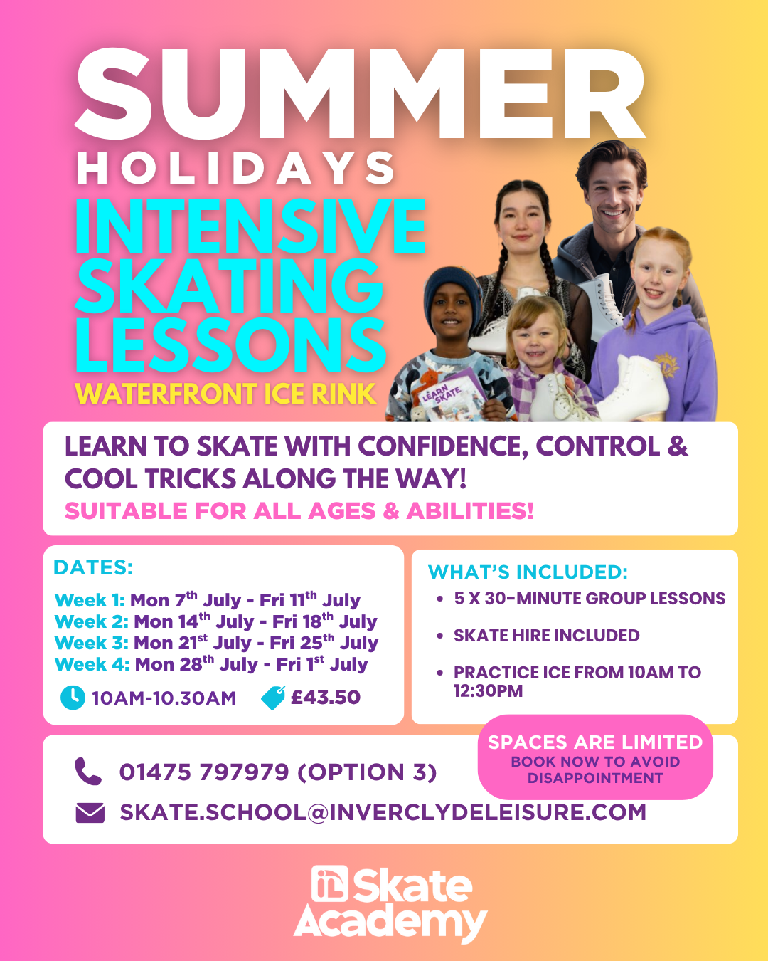 Summer Intensive Skating Lessons